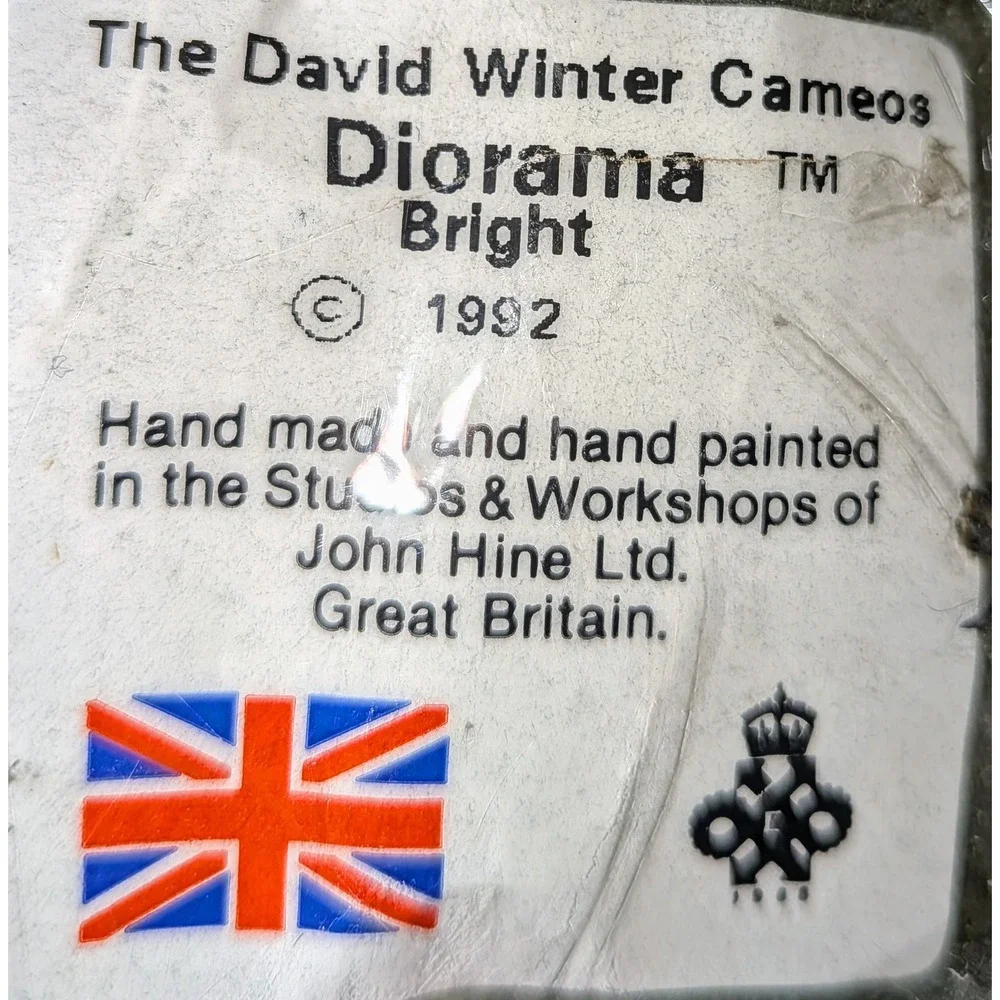 David Winter Cameos Diorama Collections Village House Display Great Britain 1991